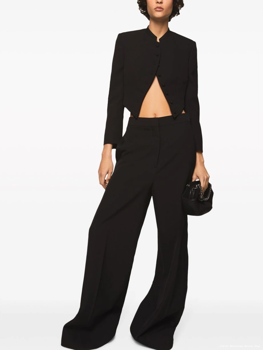Cheap McCartney wide-leg wool trousers Stella Women 0723